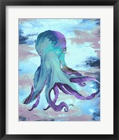 Framed Octopus Blue