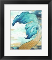 Framed Mermaid Fin Splash