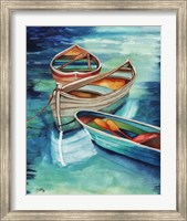 Framed Docked Rowboats I