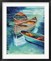 Framed Docked Rowboats I