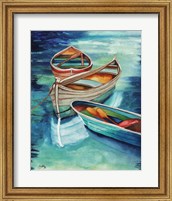 Framed Docked Rowboats I