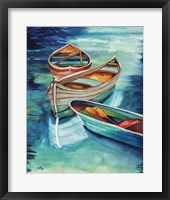 Framed Docked Rowboats I