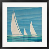 Water Journey I Framed Print