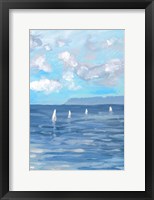 Boats and Waves II Framed Print