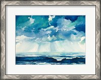 Framed Clouds and Ocean