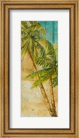 Framed Beach Palm Panel I