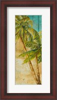 Framed Beach Palm Panel I