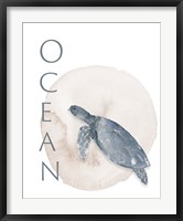 Framed Ocean Turtle