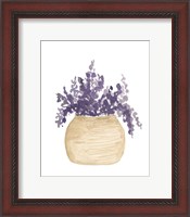 Framed Pot Of Lavender