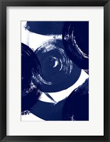 Framed Indigo Swirl