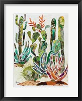 Framed Desert Garden I