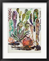 Desert Garden II Framed Print