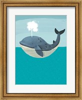 Framed Wally The Whale