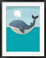 Framed Wally The Whale