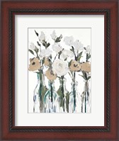 Framed Cream Romantic Blossoms