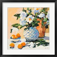 Framed Flowers And Oranges