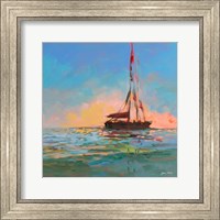 Framed Sailing On The Horizon