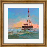 Framed Sailing On The Horizon