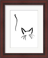 Framed Kitty Ink