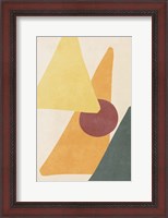 Framed Yellow Simple Shapes