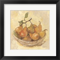 Framed Sunlit Pears Smooth