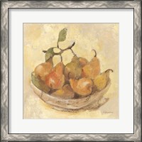 Framed Sunlit Pears Smooth