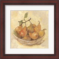 Framed Sunlit Pears Smooth