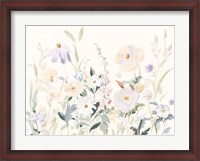 Framed Neutral Boho Wildflowers