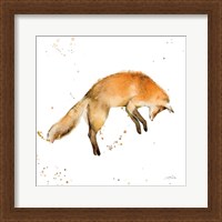 Framed Jumping Fox