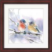 Framed Bluebird Pair