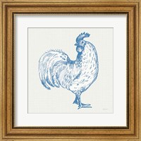 Framed Cottage Rooster III