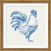 Framed Cottage Rooster I