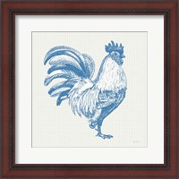 Framed Cottage Rooster I