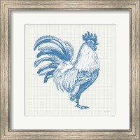 Framed Cottage Rooster I