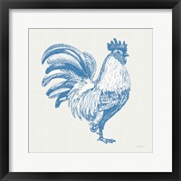 Cottage Rooster I Framed Print