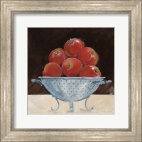 Framed Apples on Brown