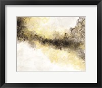 Framed Waves of Gray and Yellow