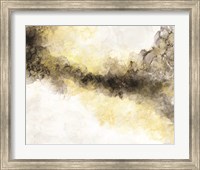 Framed Waves of Gray and Yellow