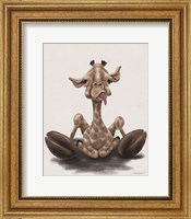 Framed Jeffrey the Giraffe