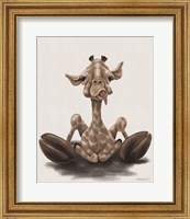 Framed Jeffrey the Giraffe