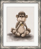 Framed 'Melvin the Monkey' border=