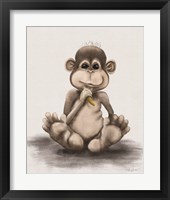 Framed 'Melvin the Monkey' border=