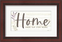 Framed Home - Where Our Story Begins