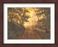 Framed Golden Forest