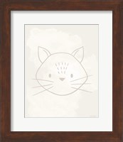 Framed Soft Cat