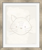 Framed Soft Cat