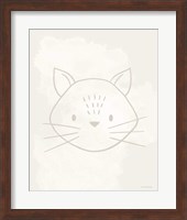 Framed Soft Cat