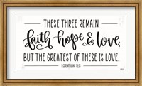 Framed Faith, Hope & Love