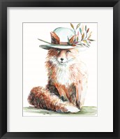 Framed 'Enchanted Fox' border=