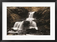 Framed Golden Waterfall II